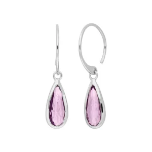 Ohrhänger Gem Drop, Amethyst, 925 Sterlingsilber-LEAF Online