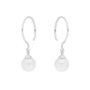 Ohrhänger Single Pearls, 14 Karat Weißgold-LEAF Best