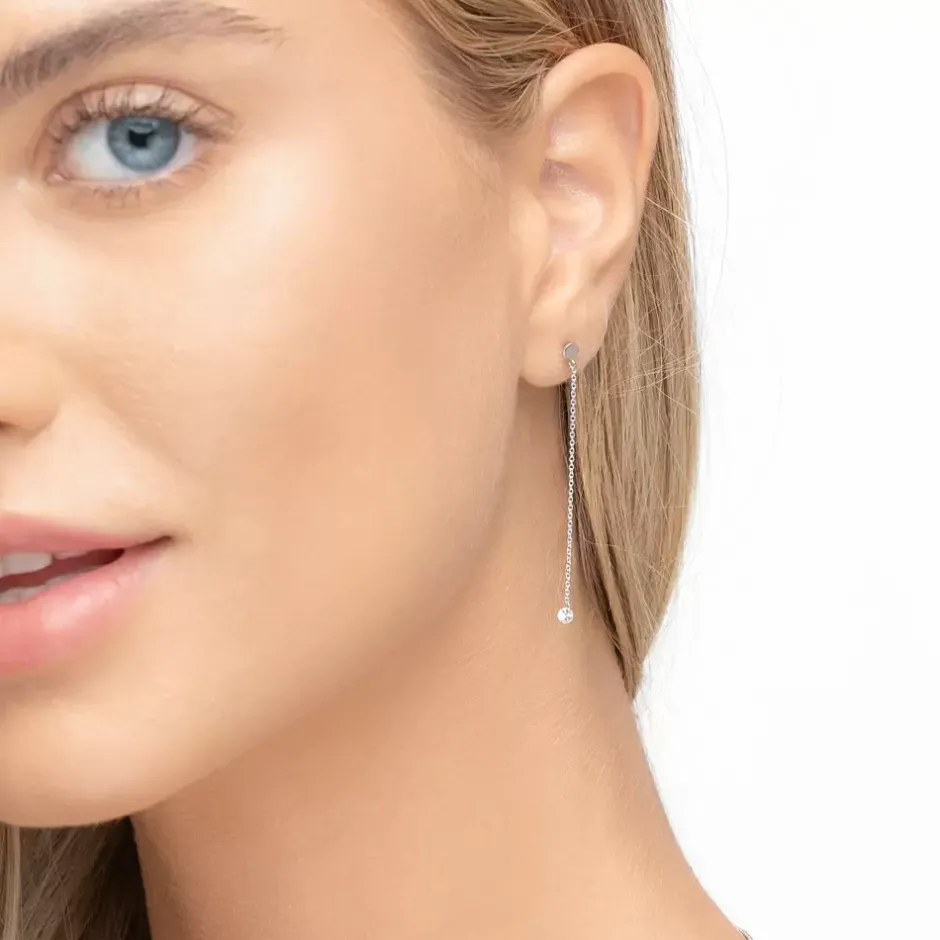 ohrringe_pure_kette__kara_1.webp Ohrringe PURE Kette, 18 Karat Weißgold-LEAF Discount