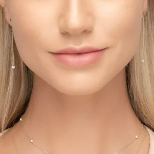 Ohrringe PURE Kette, 18 Karat Gelbgold-LEAF Online