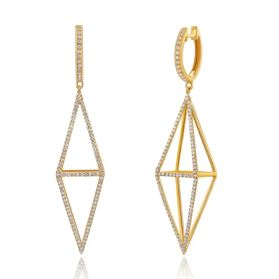ohrringe_trapez_mit_diama_0.webp Ohrringe Trapez mit Diamanten, 18 Karat Gelbgold-LEAF Outlet