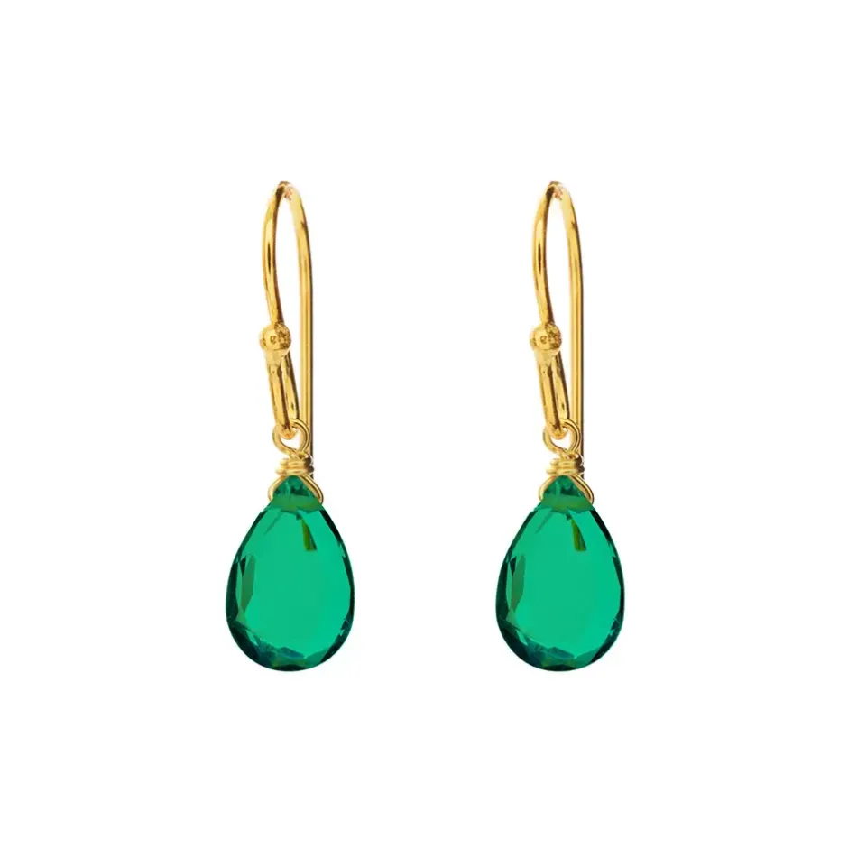 ohrringe_tropfen__k_gelbg_0.webp Ohrringe Tropfen, 18 K Gelbgold vergoldet, Grüner Achat-LEAF Sale