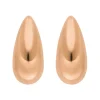 Ohrstecker Big Drop, 18 K Rosegold vergoldet-LEAF Discount