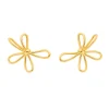 Ohrstecker Blossom, groß, 18 K Gelbgold vergoldet-LEAF Hot