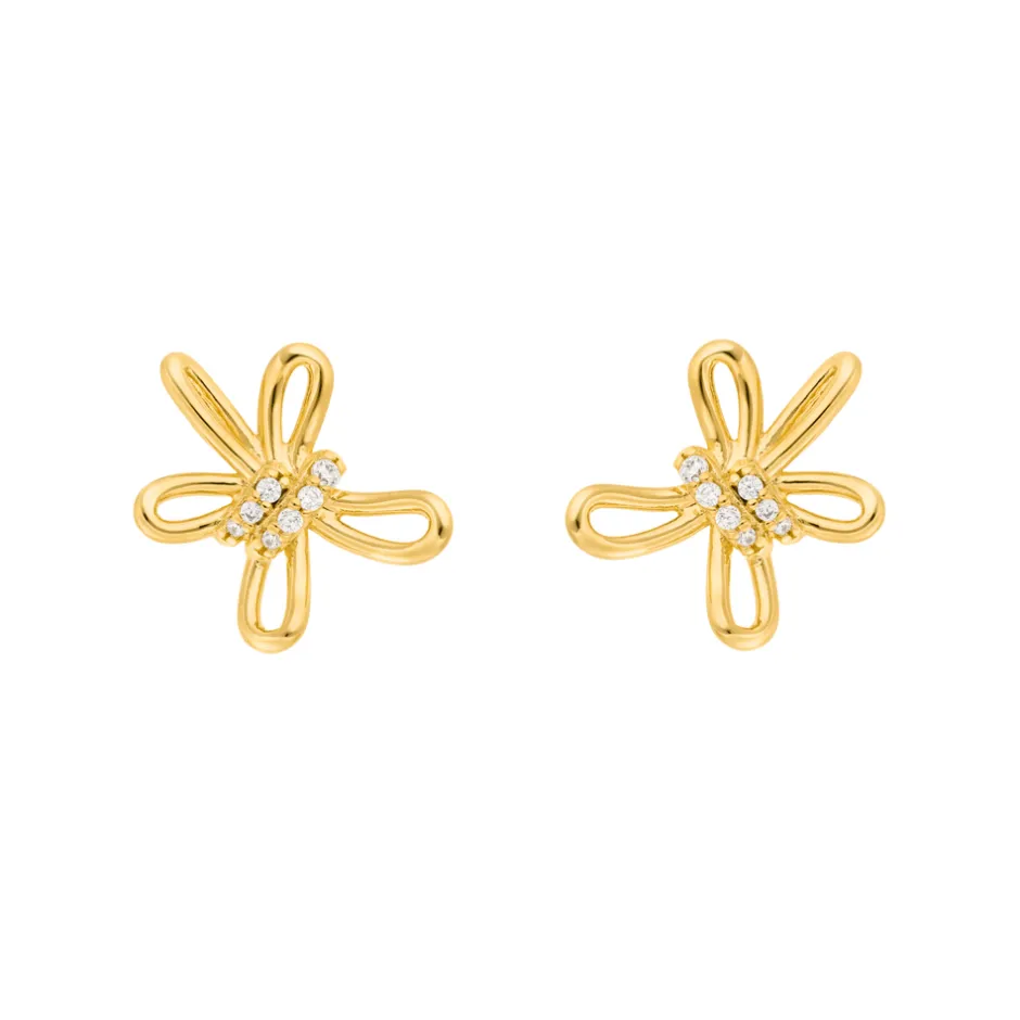 ohrstecker_blossom_klein__0-1.webp Ohrstecker Blossom, klein, 18 K Gelbgold vergoldet-LEAF New