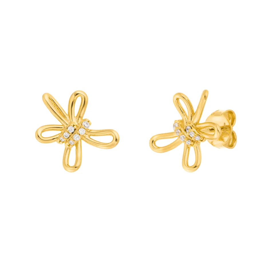 ohrstecker_blossom_klein__1-1.webp Ohrstecker Blossom, klein, 18 K Gelbgold vergoldet-LEAF New