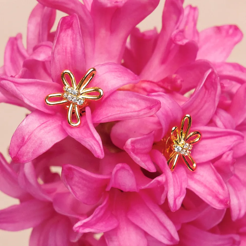 ohrstecker_blossom_klein__3-2.webp Ohrstecker Blossom, klein, 18 K Rosegold vergoldet-LEAF New