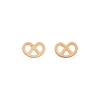 Ohrstecker Brezn, 18 K Rosegold vergoldet-LEAF Online