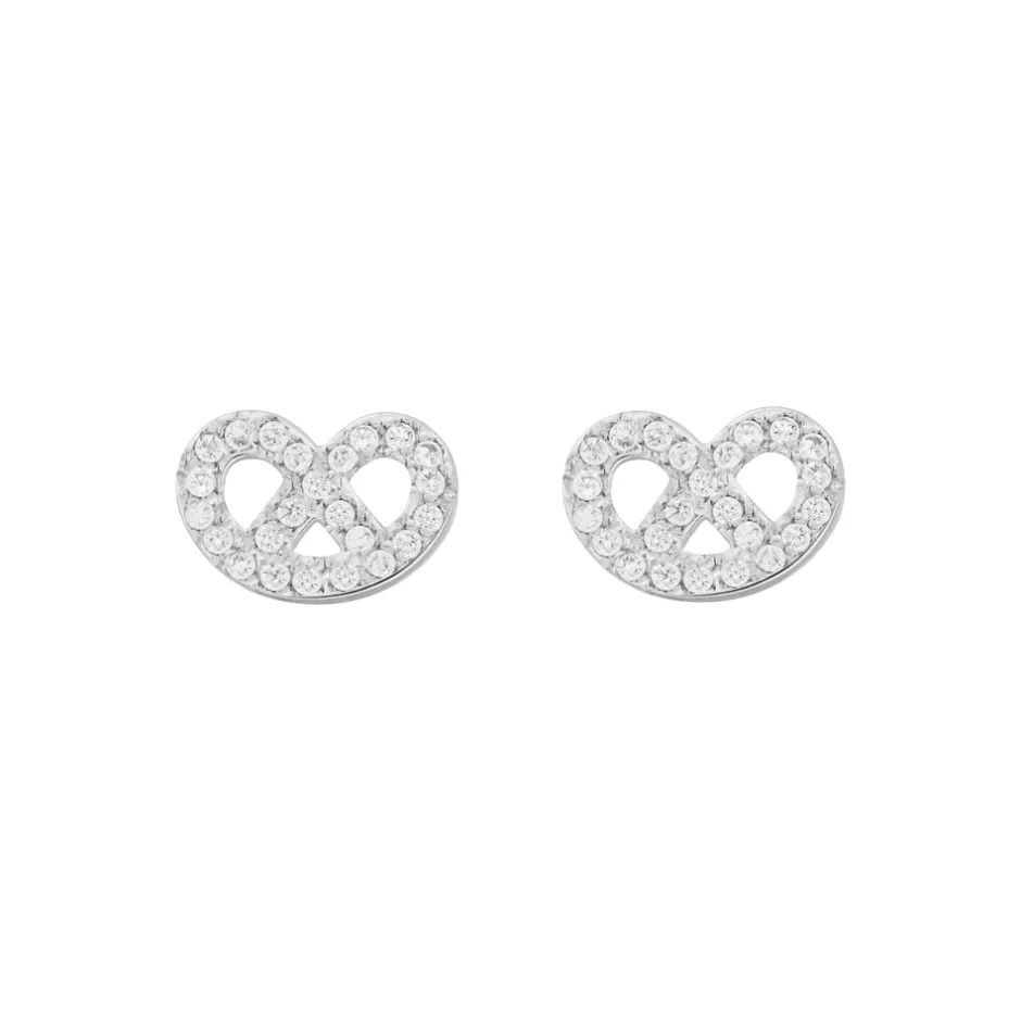 ohrstecker_brezn_mit_zirk_1.webp Ohrstecker Brezn mit Zirkonia, 925 Sterlingsilber-LEAF Online