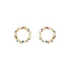 Ohrstecker CANDY, 18 K Gelbgold vergoldet-LEAF Fashion