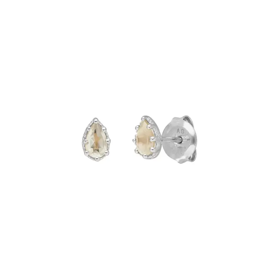 ohrstecker_drop_prehnit___0.webp Ohrstecker Drop, Prehnit, 925 Sterlingsilber-LEAF Discount