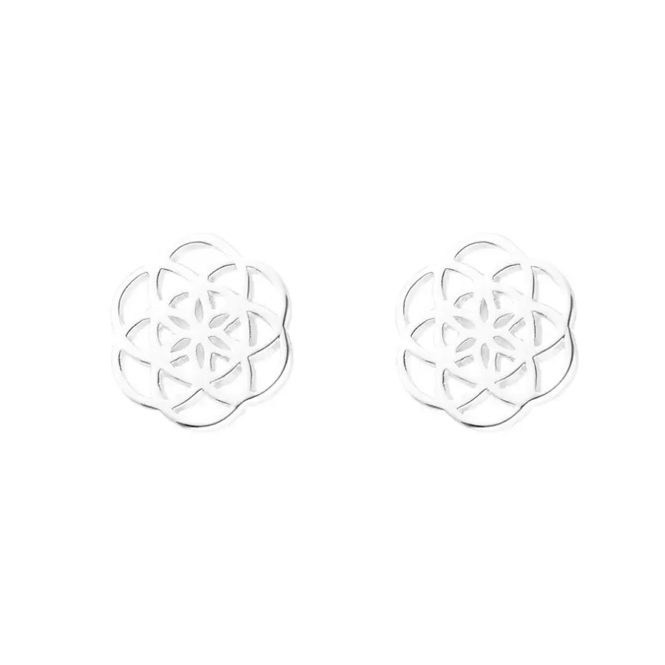 ohrstecker_flower_of_life_0.webp Ohrstecker Flower of Life, 925 Sterlingsilber-LEAF Sale