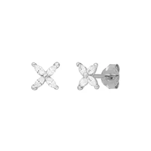 Ohrstecker Flower, 925 Sterlingsilber-LEAF Best