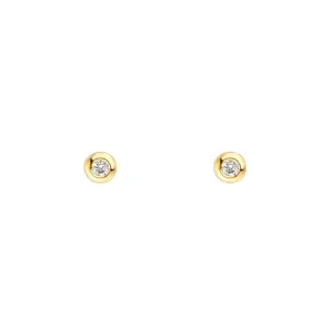 Ohrstecker MINI Pure 18 K Gelbgold vergoldet, 18 K Gelbgold vergoldet-LEAF Discount