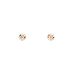Ohrstecker MINI Pure 18 K Gelbgold vergoldet, 18 K Rosegold vergoldet-LEAF Outlet