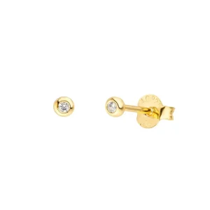 Ohrstecker MINI Pure 18 K Gelbgold vergoldet, 18 K Gelbgold vergoldet-LEAF Discount