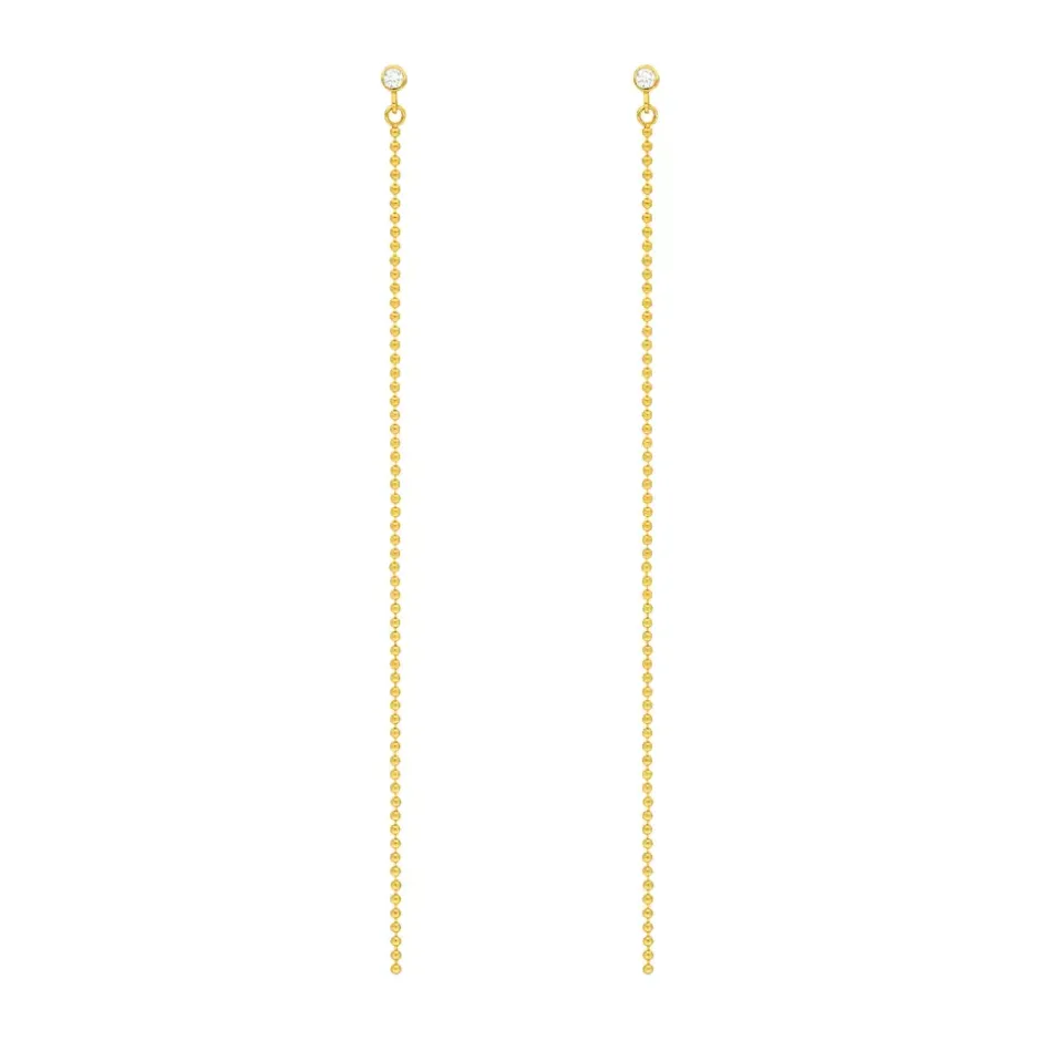 ohrstecker_my_first_diamo_0-3.webp Ohrstecker MY FIRST DIAMOND, ball chain, 14 Karat Gelbgold-LEAF Outlet