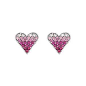 Ohrstecker Pink Valentine, 925 Sterlingsilber-LEAF Hot