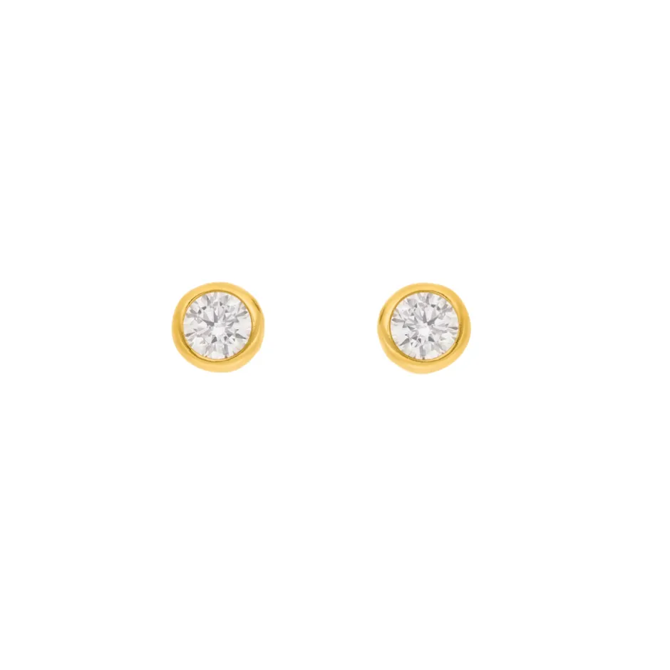 ohrstecker_pure__k_gelbgo_1.webp Ohrstecker Pure, 18 K Gelbgold vergoldet-LEAF Discount