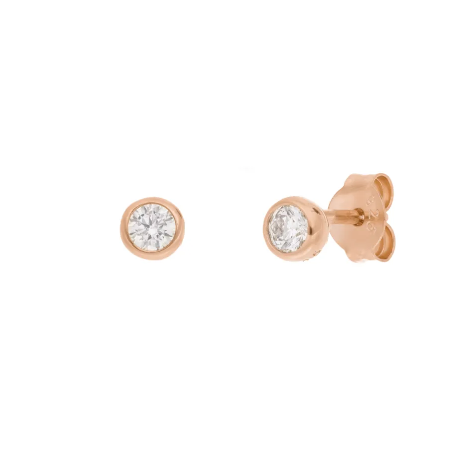 ohrstecker_pure__k_rosego_0.webp Ohrstecker Pure, 18 K Rosegold vergoldet-LEAF Best