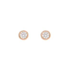 Ohrstecker Pure, 18 K Rosegold vergoldet-LEAF Best