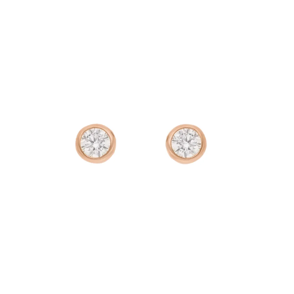 ohrstecker_pure__k_rosego_1.webp Ohrstecker Pure, 18 K Rosegold vergoldet-LEAF Best