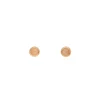 Ohrstecker Pure Peach Mondstein, 3mm, 18 K Rosegold vergoldet-LEAF Fashion