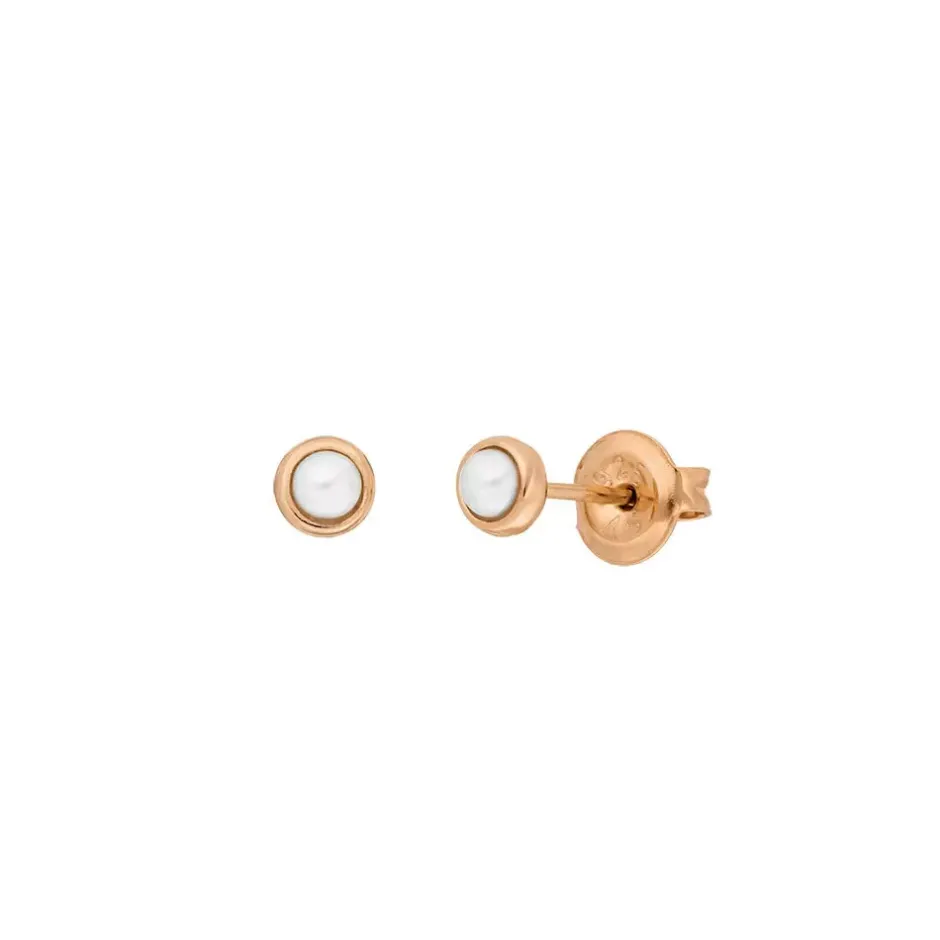 ohrstecker_pure_perle_mm__1-2.webp Ohrstecker Pure Perle, 3mm, 18 K Rosegold vergoldet-LEAF Online