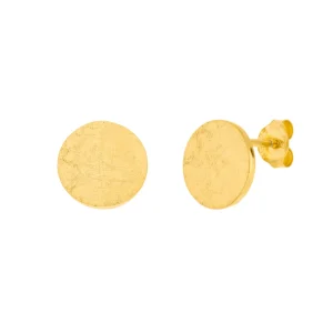 Ohrstecker Slices, 18 K Gelbgold vergoldet-LEAF Hot