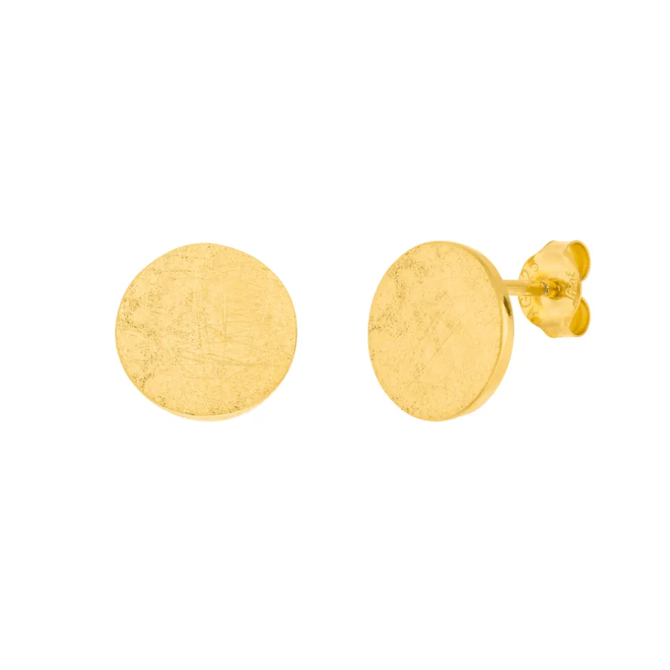 ohrstecker_slices__k_gelb_0.webp Ohrstecker Slices, 18 K Gelbgold vergoldet-LEAF Hot