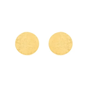 Ohrstecker Slices, 18 K Gelbgold vergoldet-LEAF Hot