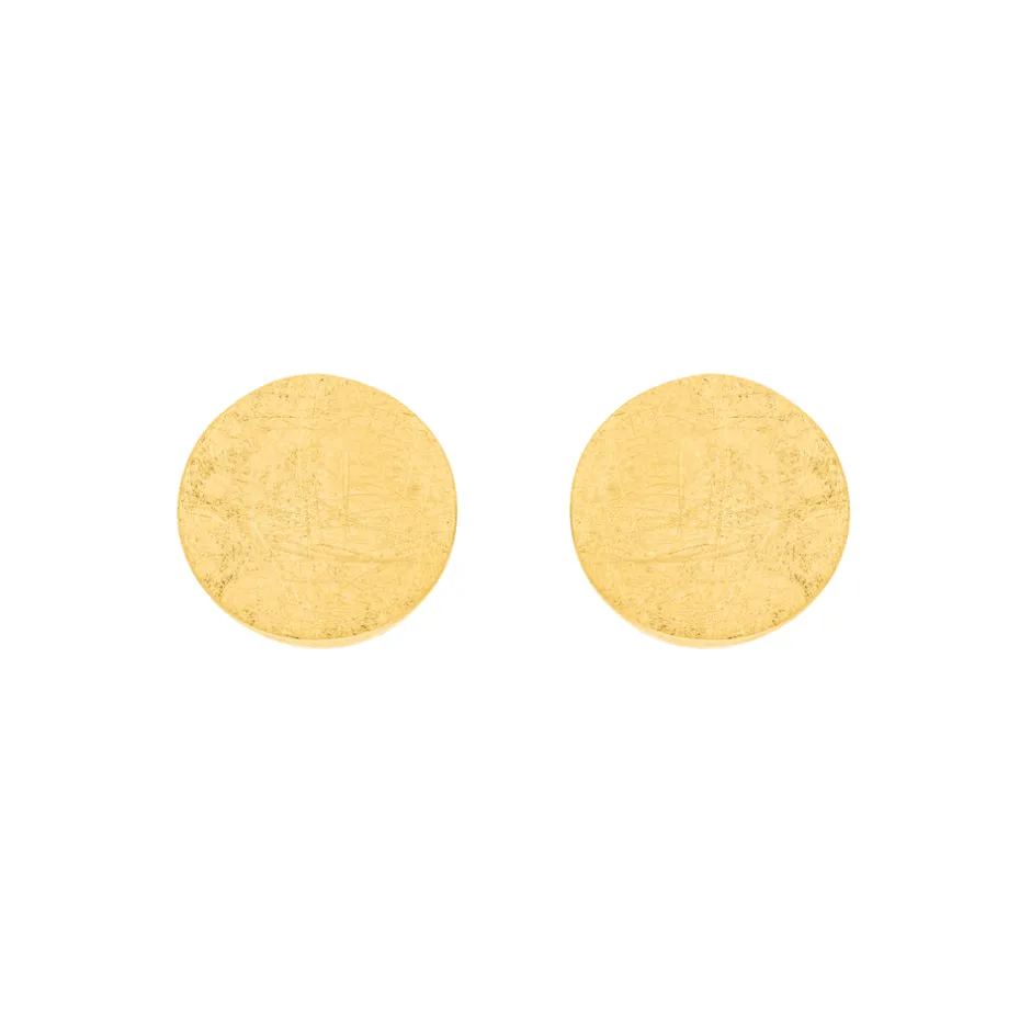 ohrstecker_slices__k_gelb_1.webp Ohrstecker Slices, 18 K Gelbgold vergoldet-LEAF Hot