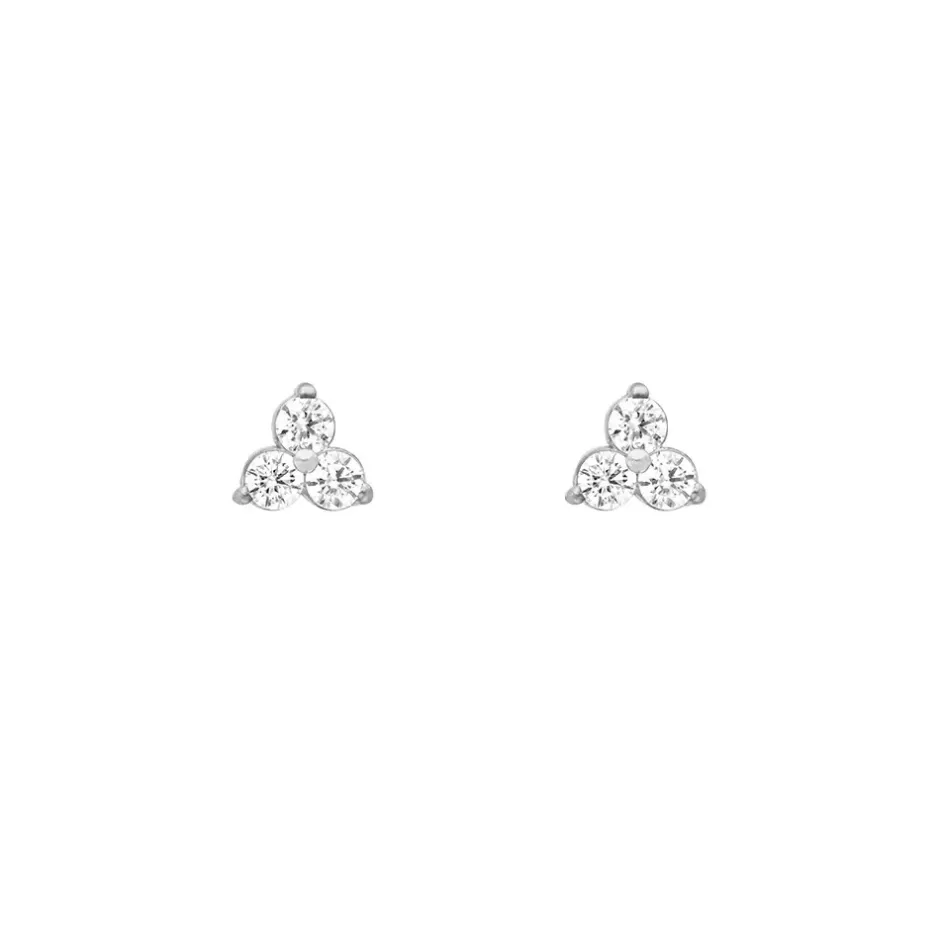 ohrstecker_triple_zirkoni_1.webp Ohrstecker Triple Zirkonia, 925 Sterlingsilber-LEAF Fashion