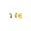 Ohrstecker Two Gems, Peridot, 18 K Gelbgold vergoldet-LEAF Outlet