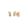 Ohrstecker Two Gems, Peridot, 18 K Rosegold vergoldet-LEAF Outlet