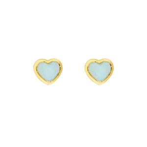 Ohrstecker Valentine, Gelbgold-LEAF Hot