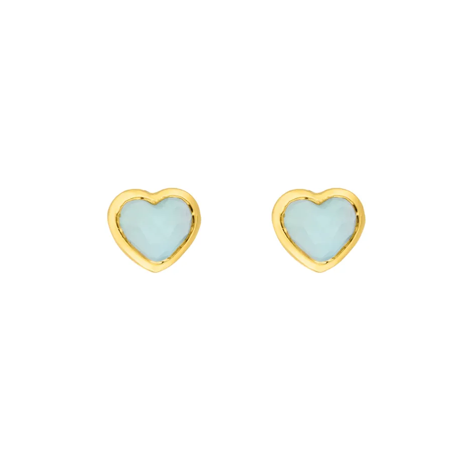 ohrstecker_valentine_gelb_0.webp Ohrstecker Valentine, Gelbgold-LEAF Hot
