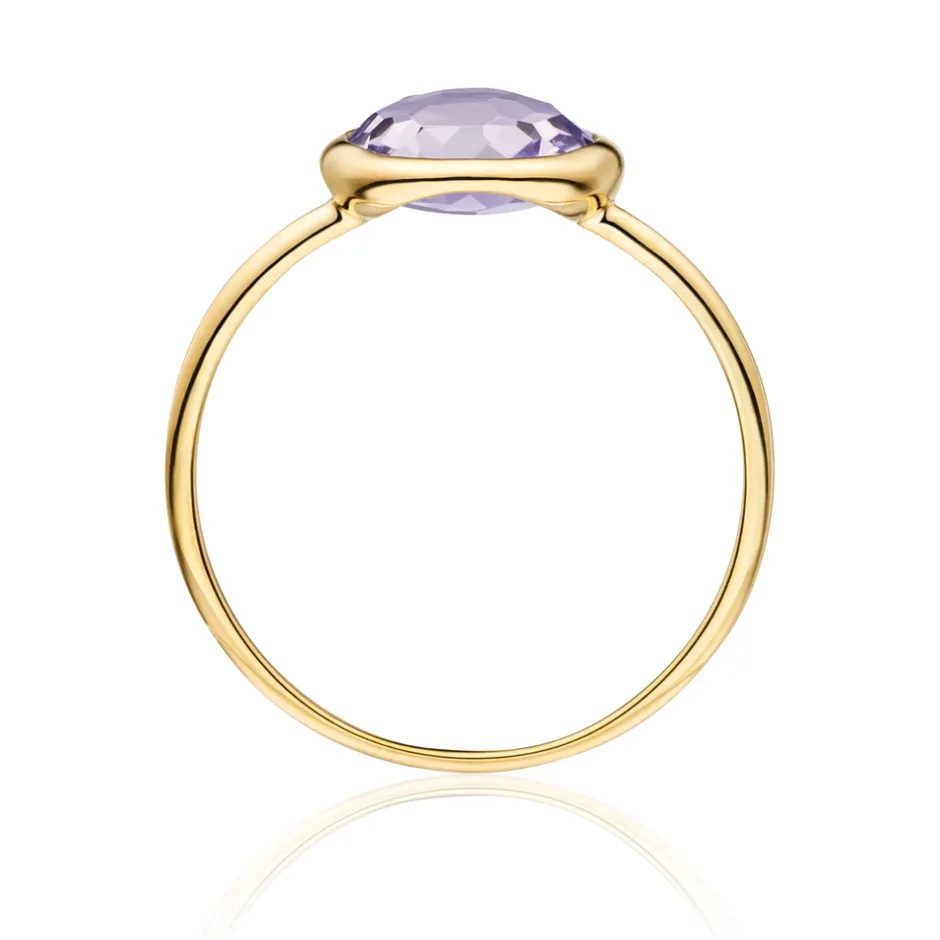 ring_amethyst__karat_gelb_4.webp Ring Amethyst, 14 Karat Gelbgold-LEAF Clearance