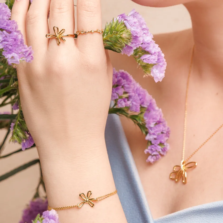 ring_blossom__k_gelbgold__6.webp Ring Blossom, 18 K Gelbgold vergoldet-LEAF Hot