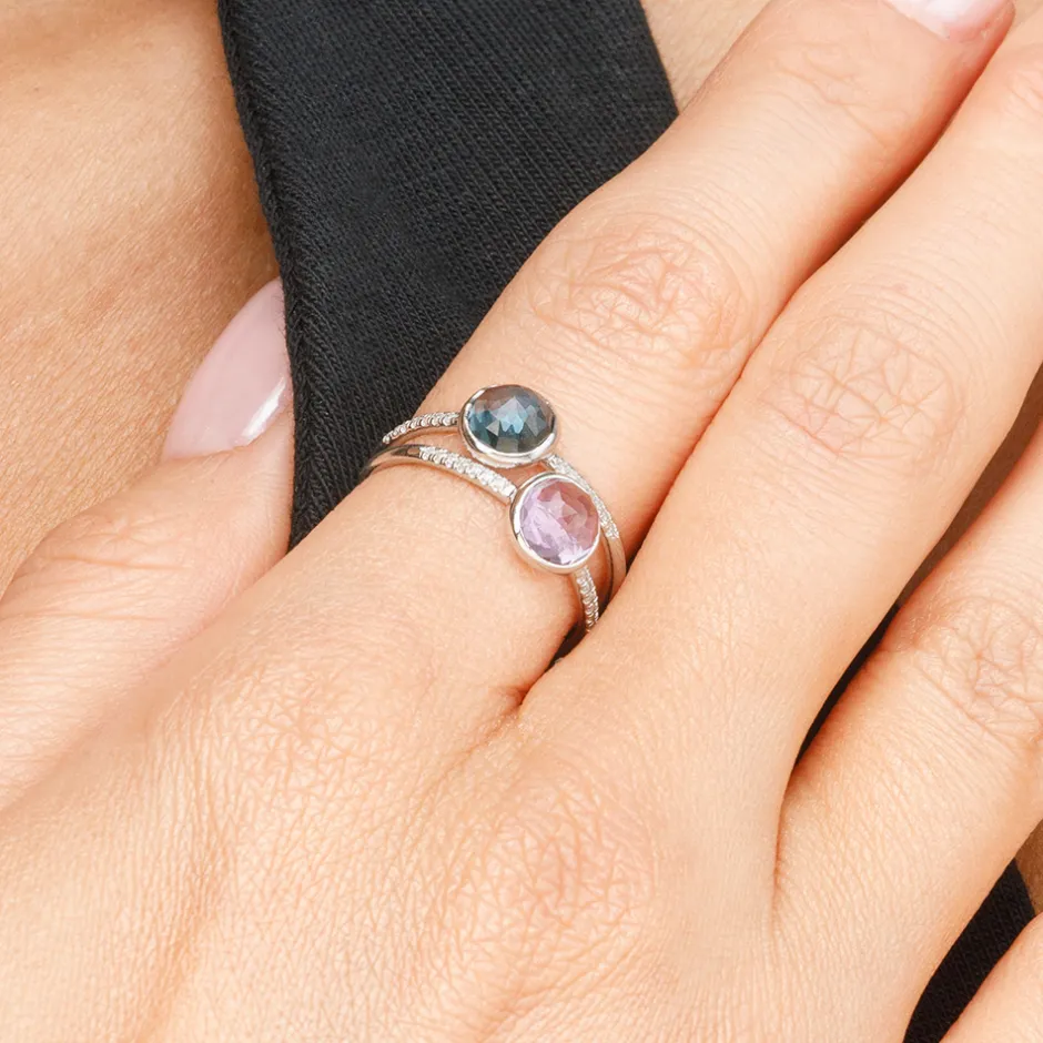 ring_blue_topas_mit_diama_4-1.webp Ring Blue Topas mit Diamanten, 14 Karat Rosegold-LEAF Discount