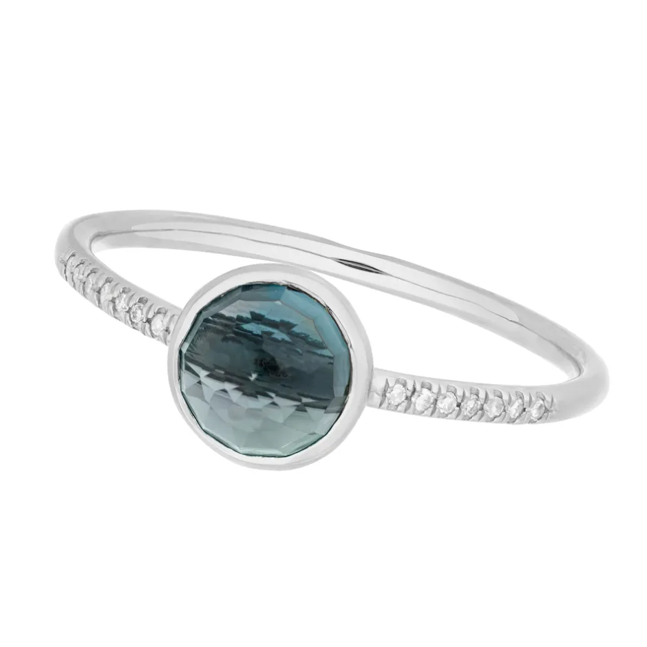 ring_blue_topas_mit_diama_6.webp Ring Blue Topas mit Diamanten, 14 Karat Weißgold-LEAF Sale