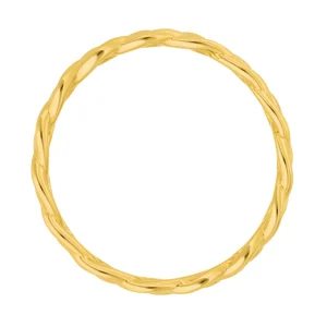 Ring Braid, 18 Karat Gelbgold vergoldet-LEAF Outlet