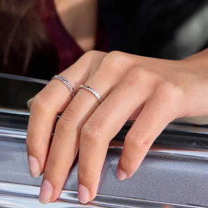Ring Braid, 18 Karat Rosegold vergoldet-LEAF Hot