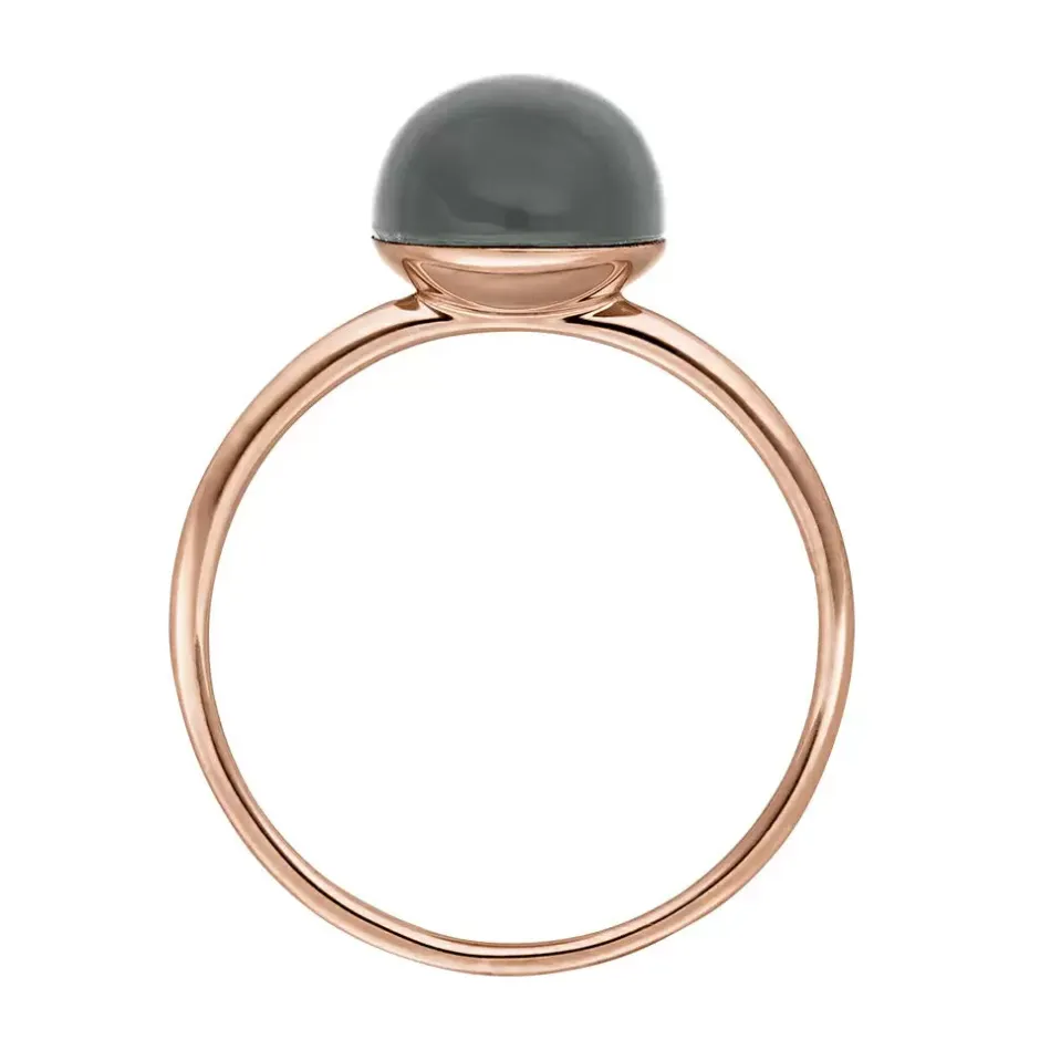 ring_cabochon_ii__karat_r_1-2.webp Ring Cabochon II, 14 Karat Rosegold, Grauer Mondstein-LEAF New
