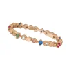 Ring CANDY LINE, 18 K Rosegold vergoldet, Gr.50-LEAF Fashion