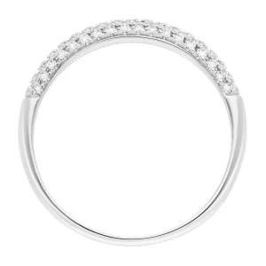 Ring DAZZLE mit Diamanten, 14 Karat Weißgold-LEAF Online