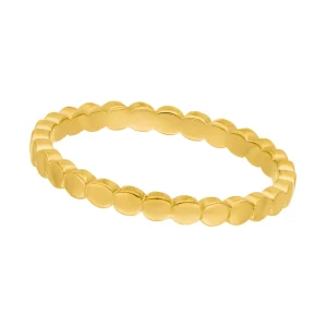 Ring Dots, 18 Karat Gelbgold vergoldet-LEAF Hot