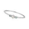 Ring Gorgeous Gems, Blue Mix, 925 Sterlingsilber, Gr.50-LEAF Clearance