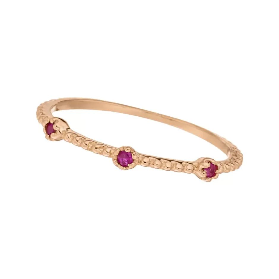 ring_gorgeous_rubin__k_ro_0.webp Ring Gorgeous, Rubin, 18 K Rosegold vergoldet, Gr.52-LEAF Best