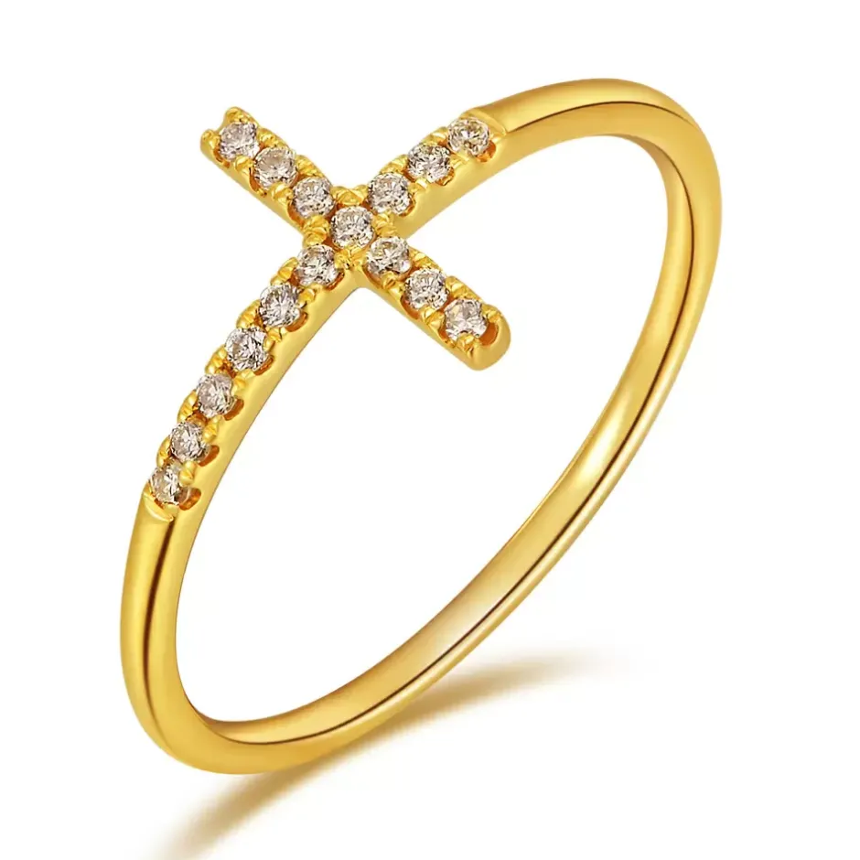 ring_kreuz_mit_diamanten__0-2.webp Ring Kreuz mit Diamanten, 18 Karat Gelbgold-LEAF Best